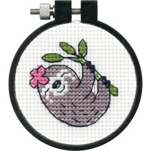 Counted Cross Stitch Kit Sloth, Dimensions, 72-75973