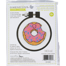 Counted Cross Stitch Kit Donut, Dimensions 72-75972