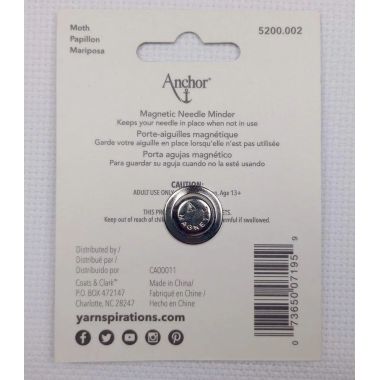 Anchor Magnetic Needle Minder 5200.002 – Moth, 1.6″ × 0.8″