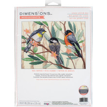 Dimensions Counted Cross Stitch Kit 12"X9"-Tree Toppers, 70-35402