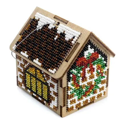 Wonderland Crafts Wooden Bead Embroidery Kit FLK-561 – Winter House