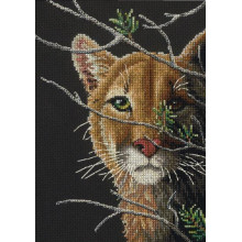 Counted Cross Stitch Kit 5"X7"-In The Shadows, Dimensions, 70-65219