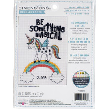 Counted Cross Stitch Kit 5"X7"-Be Something Magical, Dimensions, 70-65218
