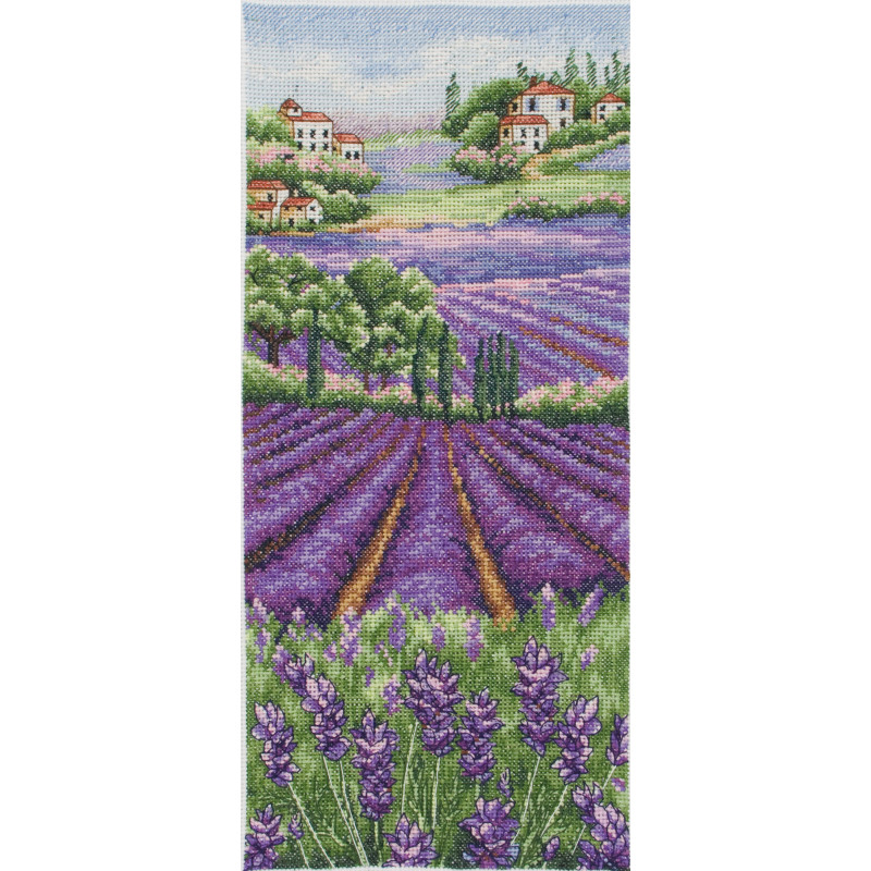 Counted Cross Stitch Kit Provence Lavender, Anchor Essentials PCE0807