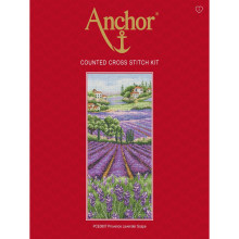 Counted Cross Stitch Kit Provence Lavender, Anchor Essentials PCE0807