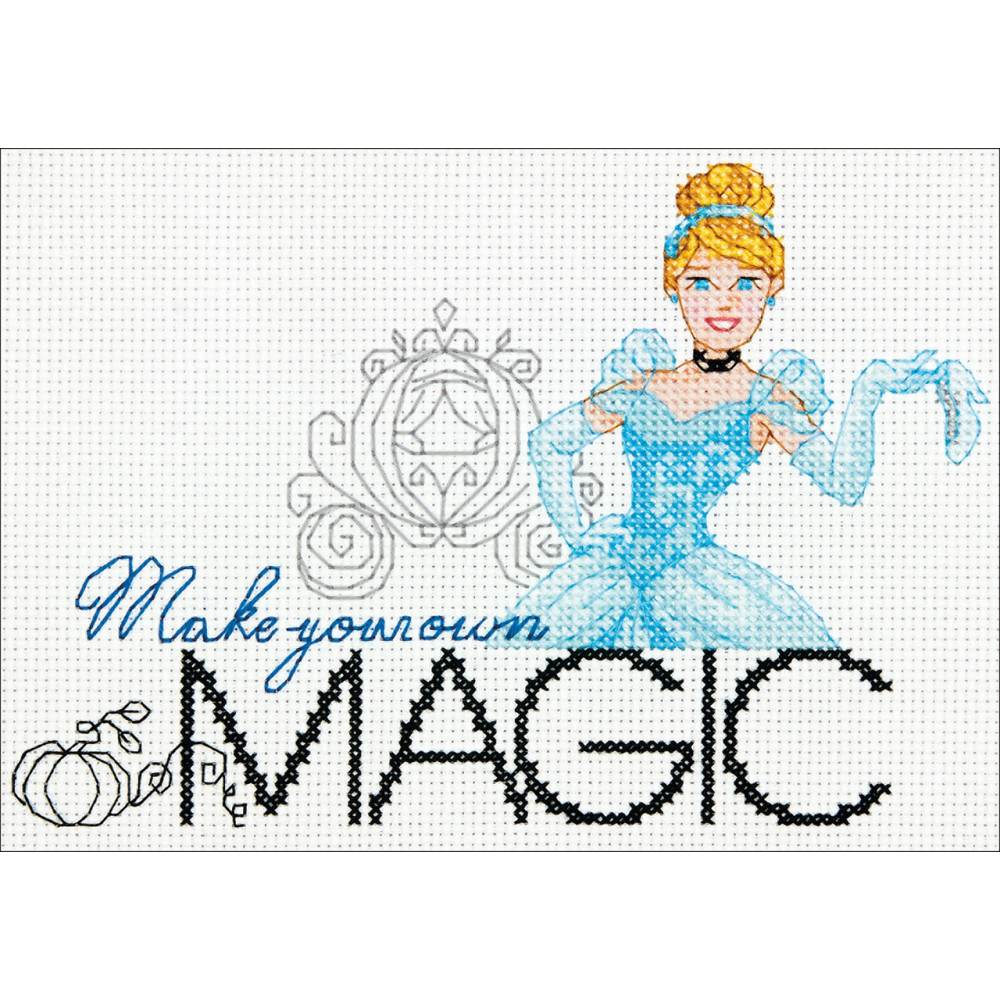 Counted Cross Stitch Kit 7"X5"-Make Your Own Magic, Dimensions, 70-65175