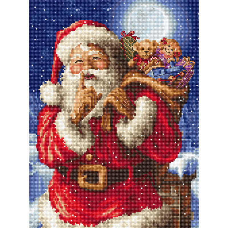 Letistitch Santa’s Secret Cross Stitch Kit L8000