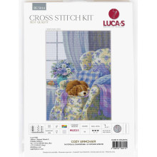 Cross Stitch Kit Cozy Armchair, Luca-S BU5016