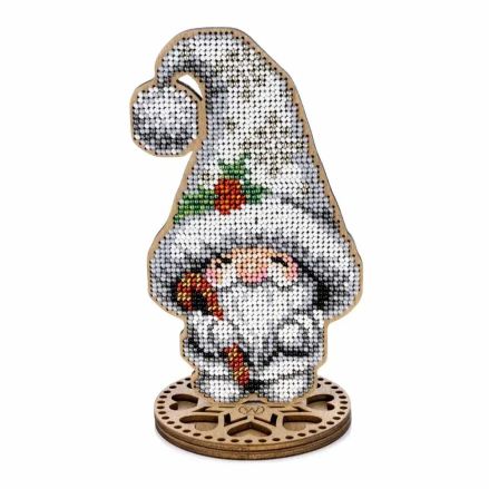 Wonderland Crafts Wooden Bead Embroidery Kit FLK-555 – Storyteller Gnome