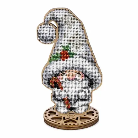 Wonderland Crafts Wooden Bead Embroidery Kit FLK-555 – Storyteller Gnome