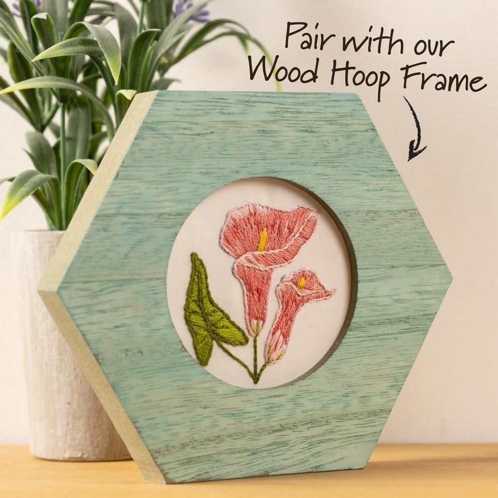 Bucilla Stamped Embroidery Kit 49548E – Delicate Lily