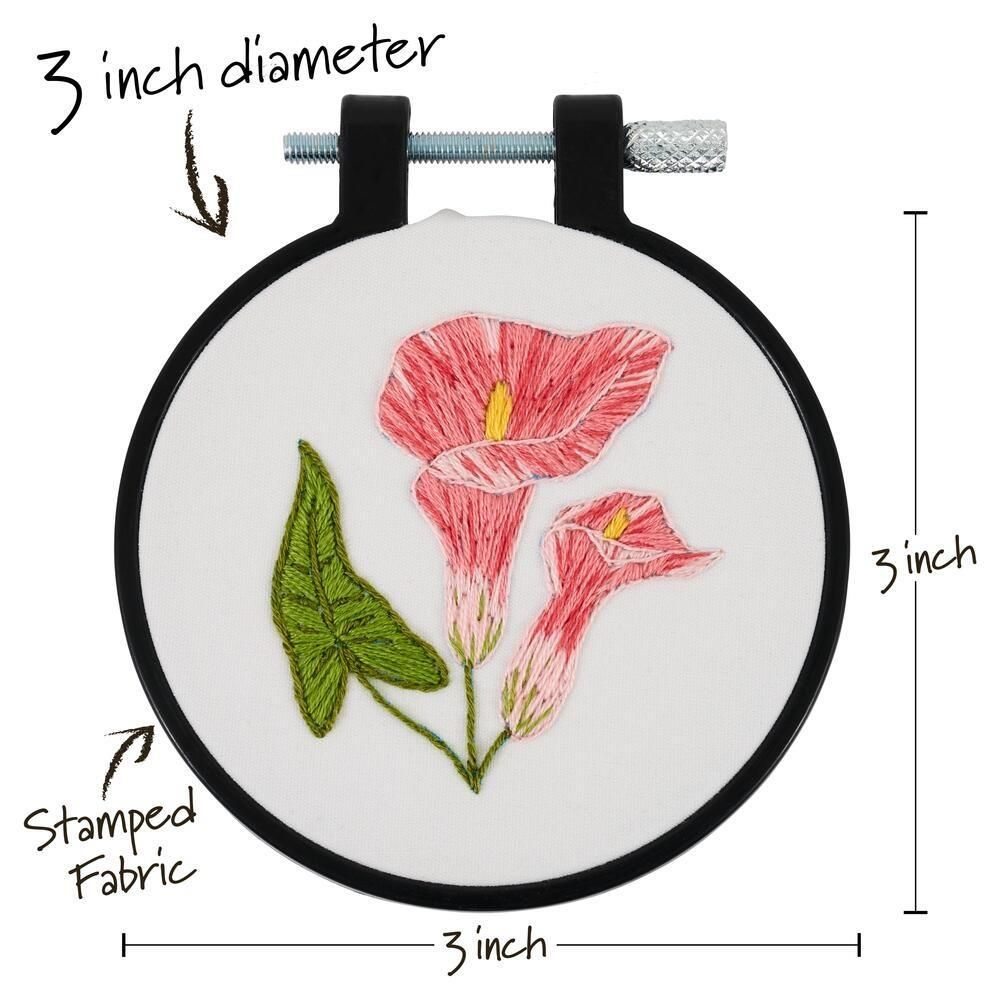 Bucilla Stamped Embroidery Kit 49548E – Delicate Lily