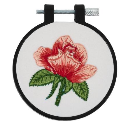 Bucilla Stamped Embroidery Kit 49550E – Blooming Rose