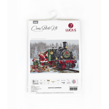 Cross Stitch Kit Santa's Express, Luca-S B2397 (Christmas Train)