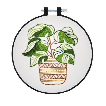 Bucilla Stamped Embroidery Kit 49534E – Potted Beauty