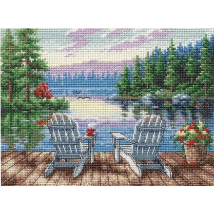 Dimensions Counted Cross Stitch Kit 70-65231 – Lakeside Morning