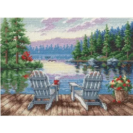 Dimensions Counted Cross Stitch Kit 70-65231 – Lakeside Morning