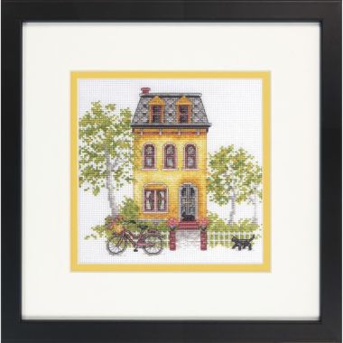 Dimensions Counted Cross Stitch Kit 70-65226 – Yellow House