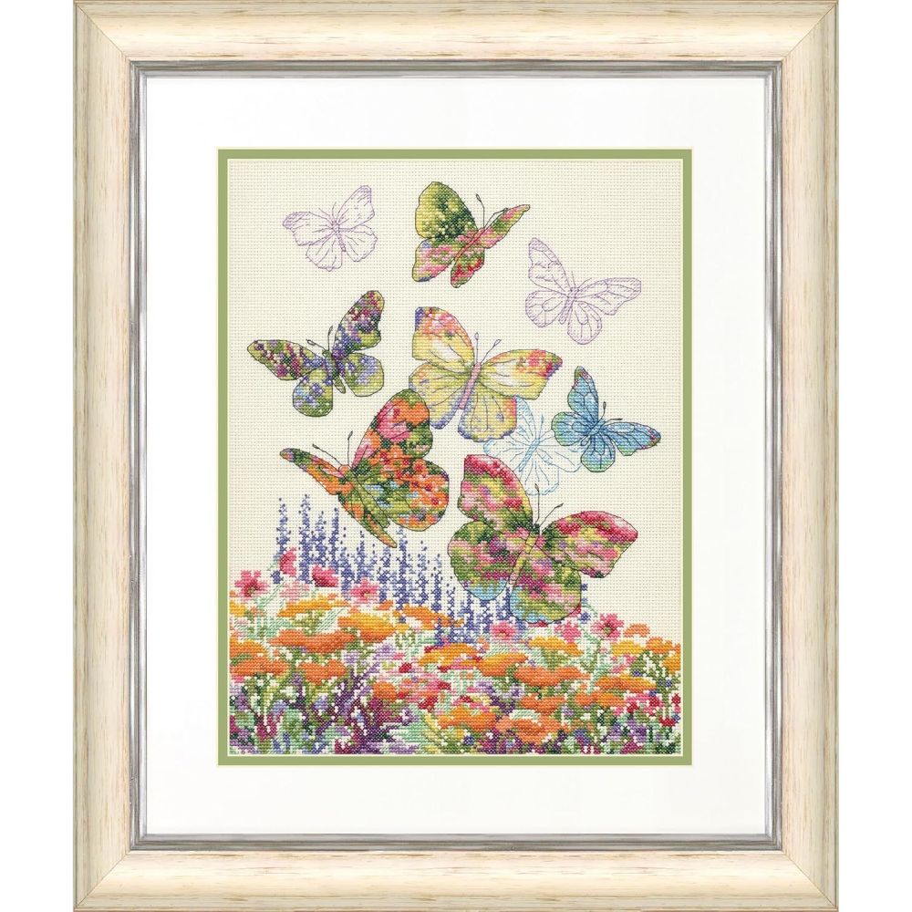 Dimensions Counted Cross Stitch Kit 70-35448 – Floral Butterfly