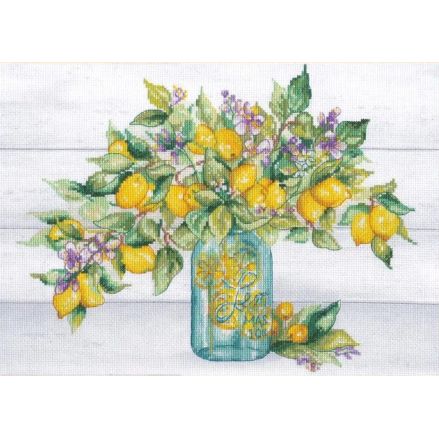 Dimensions Counted Cross Stitch Kit 70-35442 – Lemon Jar