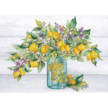 Dimensions Counted Cross Stitch Kit 70-35442 – Lemon Jar