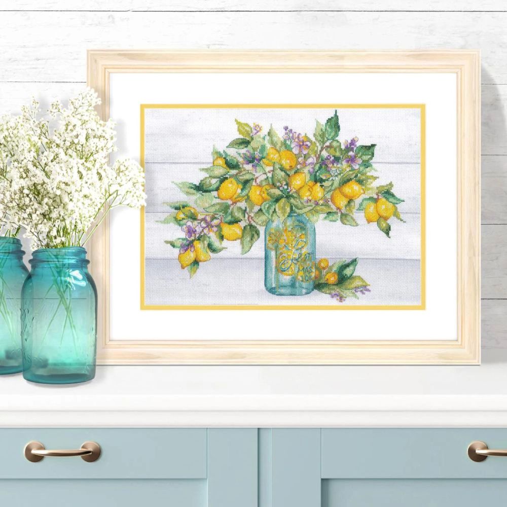 Dimensions Counted Cross Stitch Kit 70-35442 – Lemon Jar