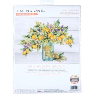 Dimensions Counted Cross Stitch Kit 70-35442 – Lemon Jar