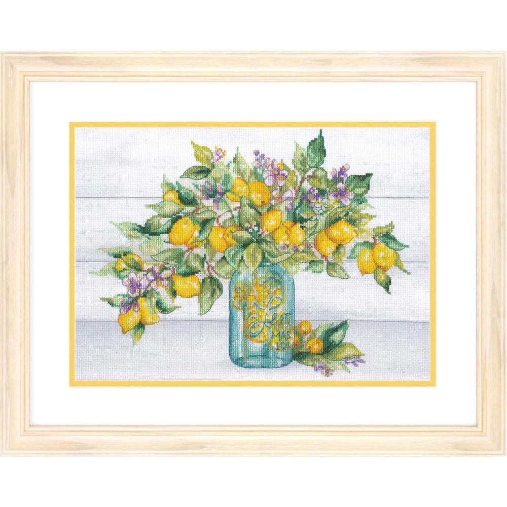 Dimensions Counted Cross Stitch Kit 70-35442 – Lemon Jar