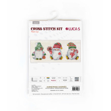Toys Cross Stitch Kits Christmas Gnomes, Luca-S JK030