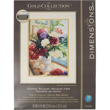 Dimensions Counted Cross Stitch Kit 70-35328 – Summer Bouquet
