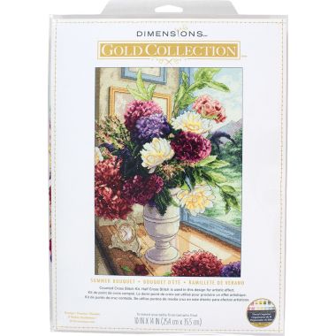 Dimensions Counted Cross Stitch Kit 70-35328 – Summer Bouquet