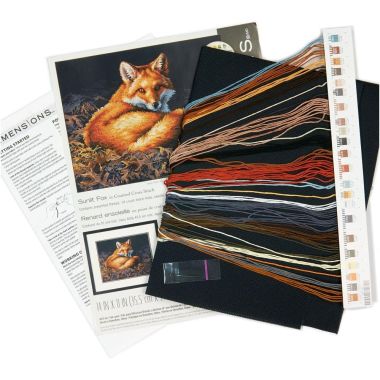 Dimensions Counted Cross Stitch Kit 70-35318 – Sunlit Fox