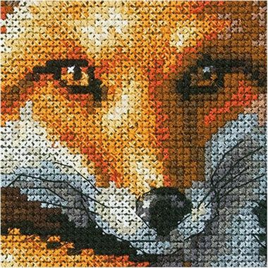 Dimensions Counted Cross Stitch Kit 70-35318 – Sunlit Fox