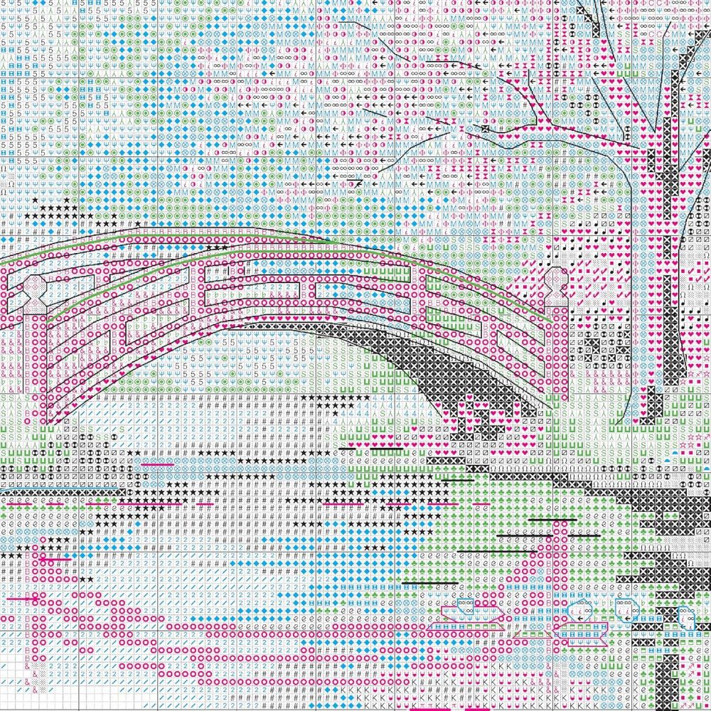 Dimensions Counted Cross Stitch Kit 70-35313 – Japanese Garden