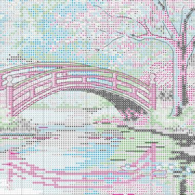 Dimensions Counted Cross Stitch Kit 70-35313 – Japanese Garden
