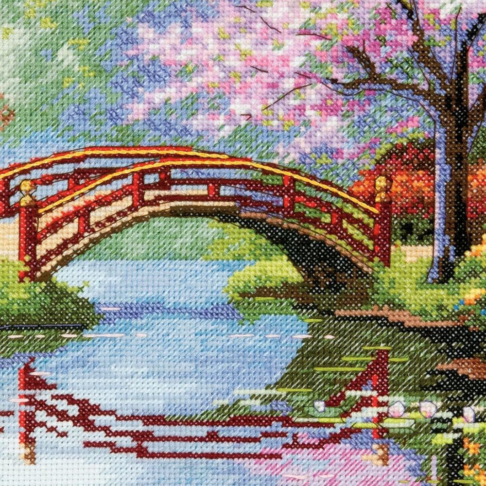 Dimensions Counted Cross Stitch Kit 70-35313 – Japanese Garden
