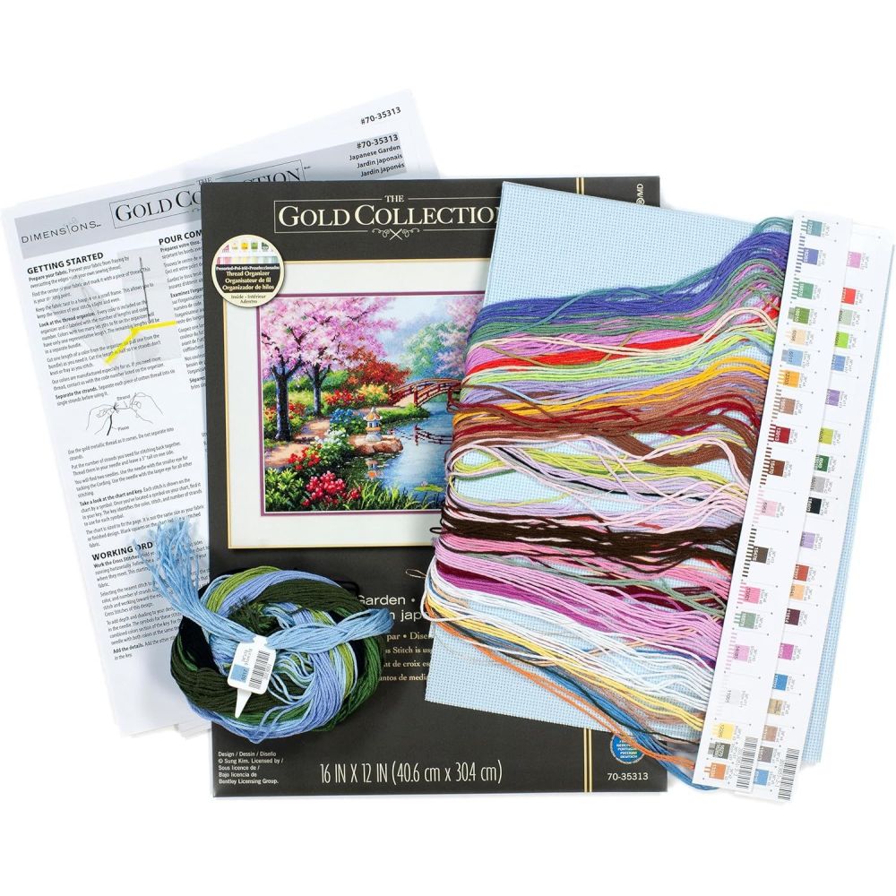 Dimensions Counted Cross Stitch Kit 70-35313 – Japanese Garden