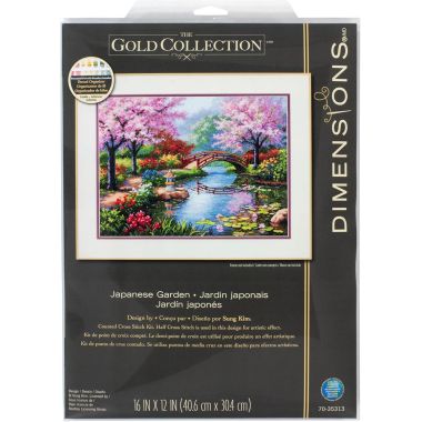 Dimensions Counted Cross Stitch Kit 70-35313 – Japanese Garden
