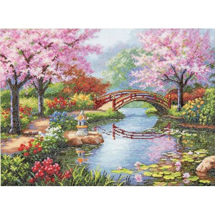 Dimensions Counted Cross Stitch Kit 70-35313 – Japanese Garden