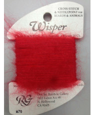 Wisper Red, Rainbow Gallery W70