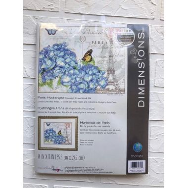 Dimensions Counted Cross Stitch Kit 70-35307 – Paris Hydrangea