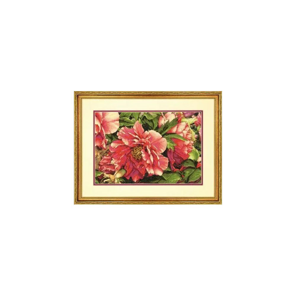 Dimensions Counted Cross Stitch Kit 70-35298 – Coral Peonies