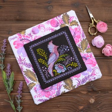 Petrykivka Beauty Cross Stitch Kit – Tela Artis X-051 – Hand-dyed Threads