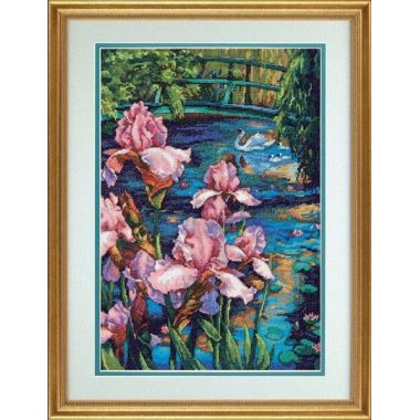 Dimensions Counted Cross Stitch Kit 70-35264 – Iris and Swan