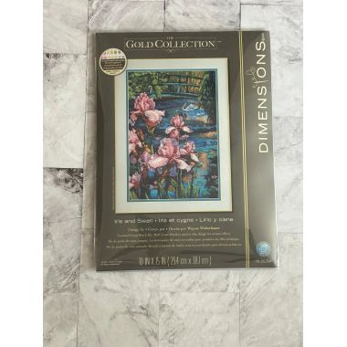 Dimensions Counted Cross Stitch Kit 70-35264 – Iris and Swan