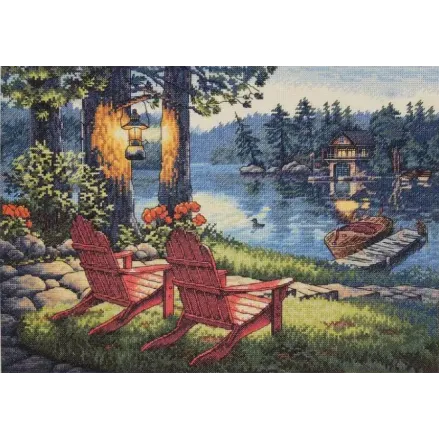 Dimensions Counted Cross Stitch Kit 70-35261 – Twilight’s Calm