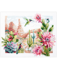 Counted Cross Stitch Kit Wild West Flowers, Magic Needle 550-758