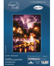 Counted Cross Stitch Kit Rainy Night, Magic Needle 550-762