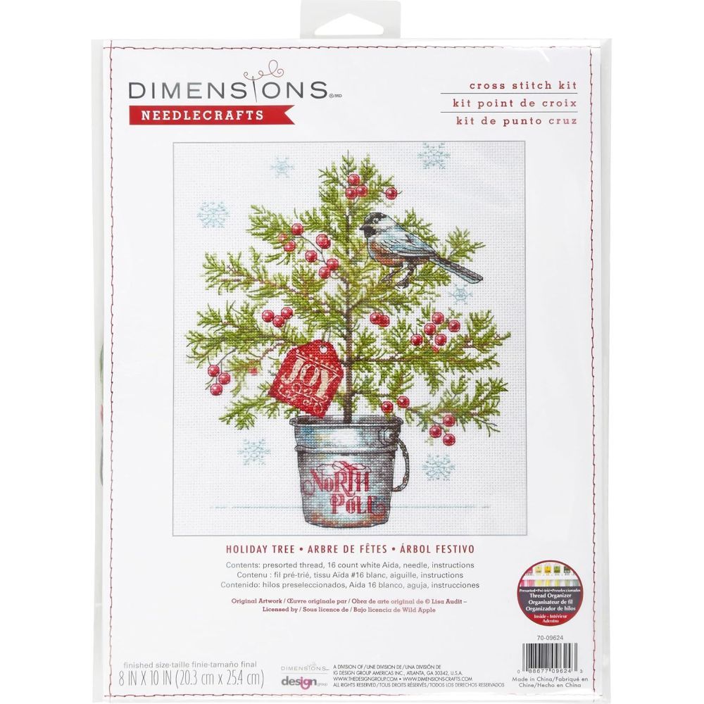 Dimensions Counted Cross Stitch Kit 70-09624 – Holiday Tree
