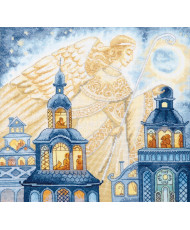 Counted Cross Stitch Kit Angel, unreal dreams, Crystal Art BT-243